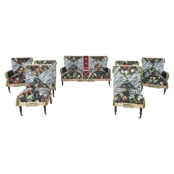 Napoleon III Period Living Room Set