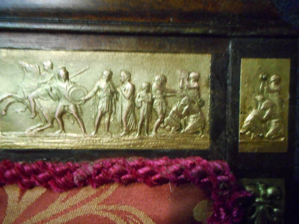 Series Of Restoration Period Armchairs Attributed To Jacob In Cuban Mahogany And Gilt Bronze