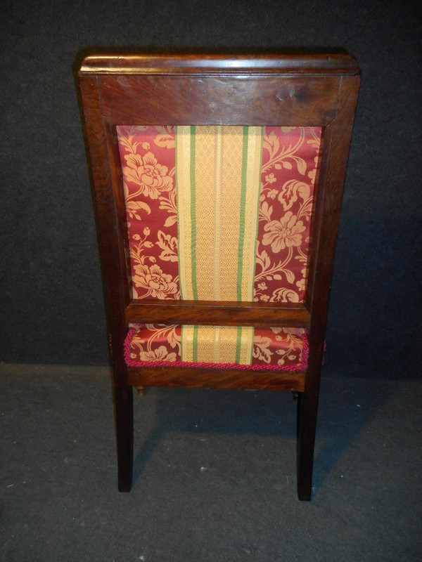 Series Of Restoration Period Armchairs Attributed To Jacob In Cuban Mahogany And Gilt Bronze
