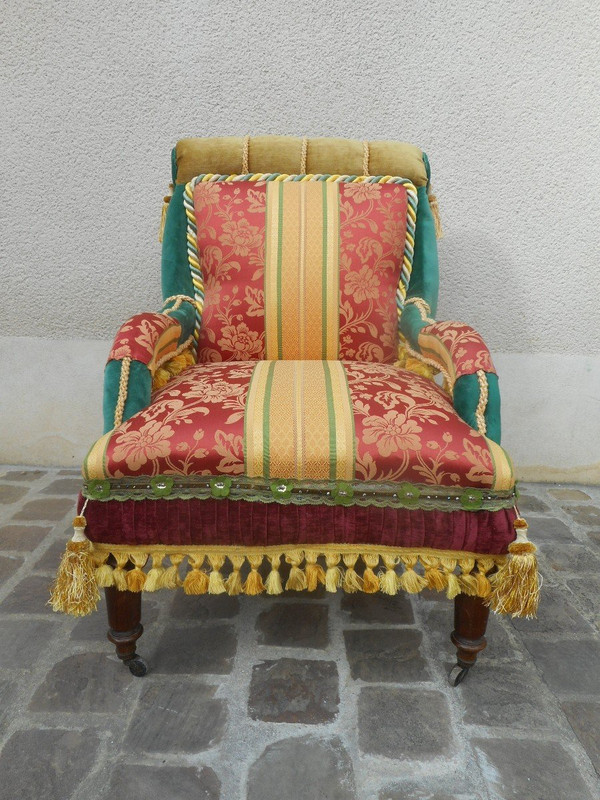 Coppia Di Poltrone Epoca Napoleone III