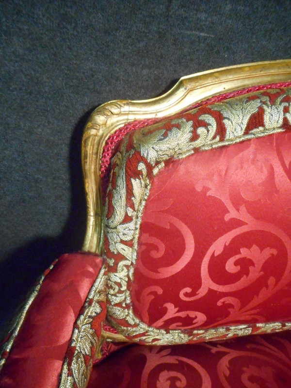 Ensemble De Salon En Bois Doré époque XIXe