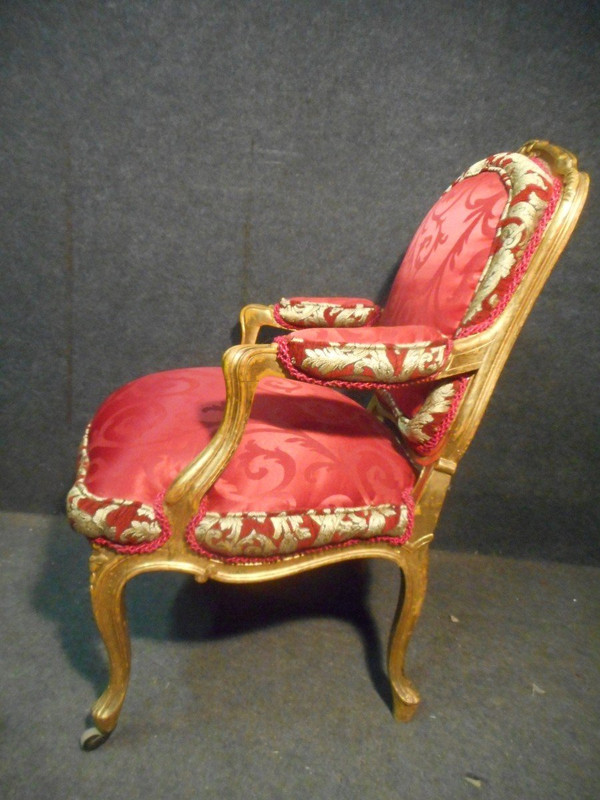 Ensemble De Salon En Bois Doré époque XIXe