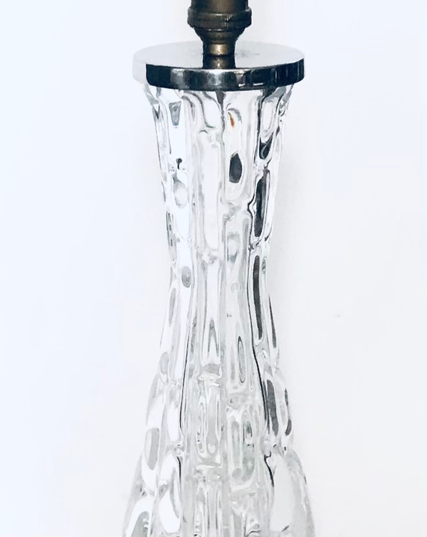 Il designer di lampade di cristallo Carl Fagerland per Orrefors Svezia