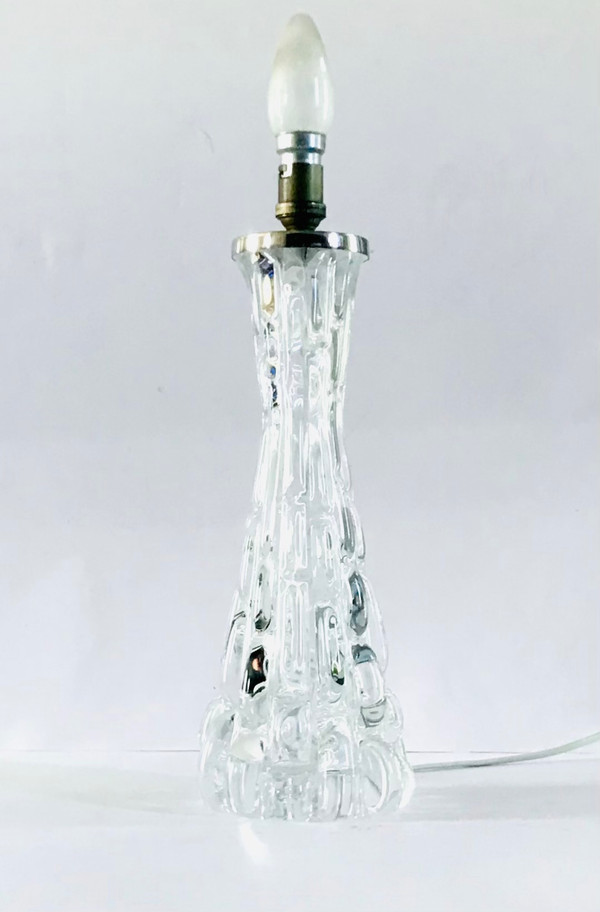 Il designer di lampade di cristallo Carl Fagerland per Orrefors Svezia