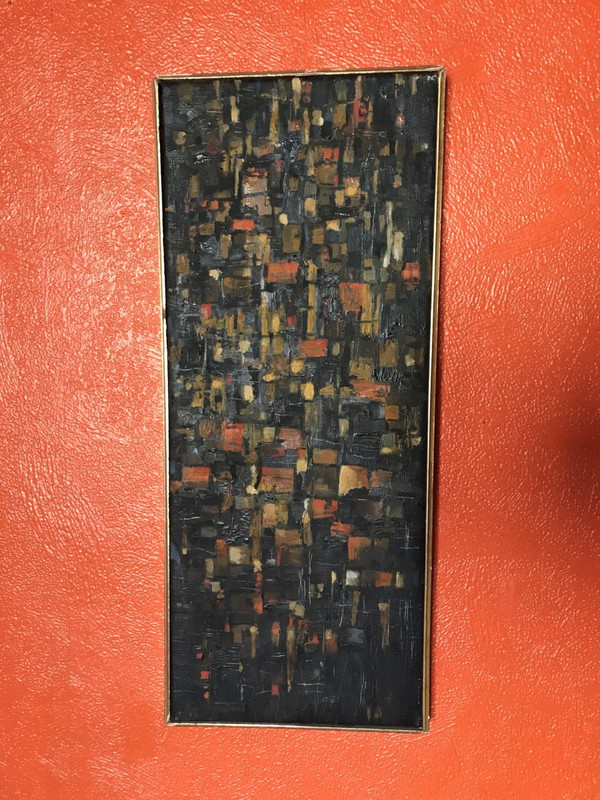 Abstract Composition, Signed Cerchiari, Italy, 1950s.