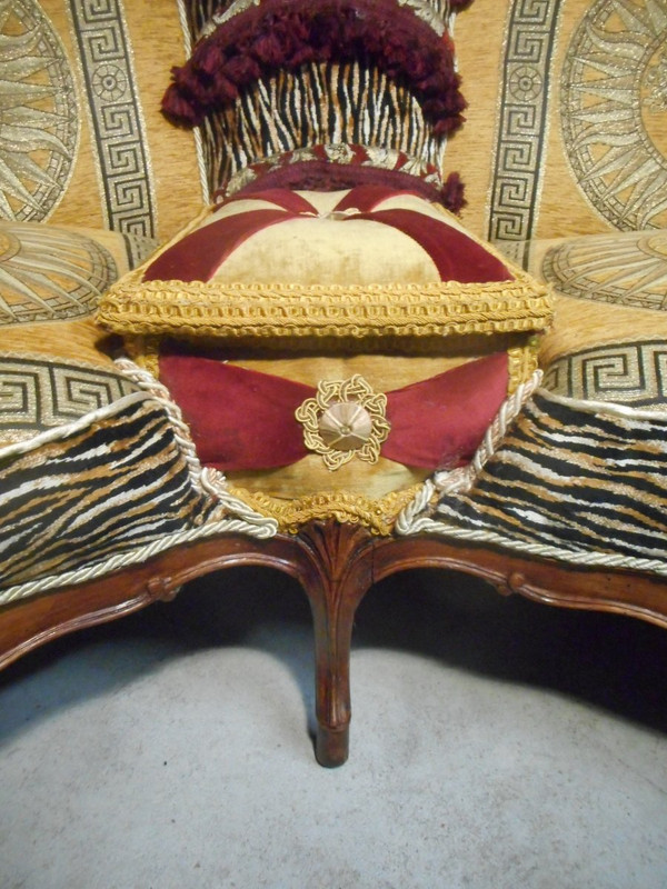 Divano da fumo curvo XIX secolo