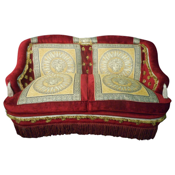 Sofa Napoleon III period In Velvet