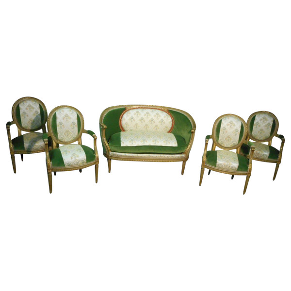 Mid-19th Century Living Room Set Stamped Maison Krieger Paris