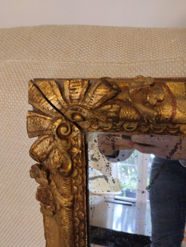 Mirror - Gilded wood - Louis XIV - XVIII E S.