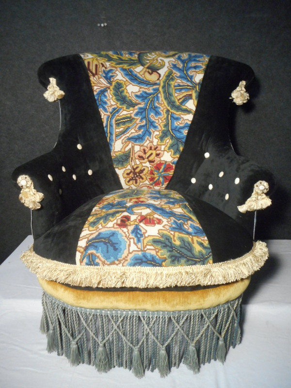 Pair Of Armchairs Napoleon III Period