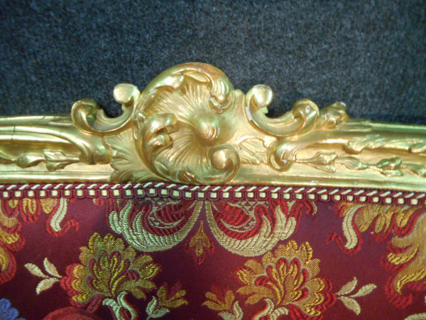 Ensemble De Salon En Bois Doré époque Napoléon III