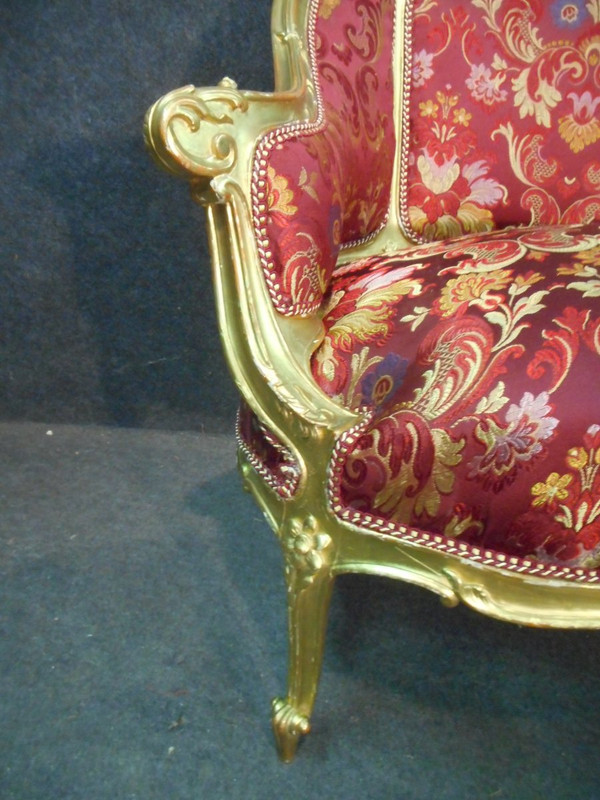 Ensemble De Salon En Bois Doré époque Napoléon III