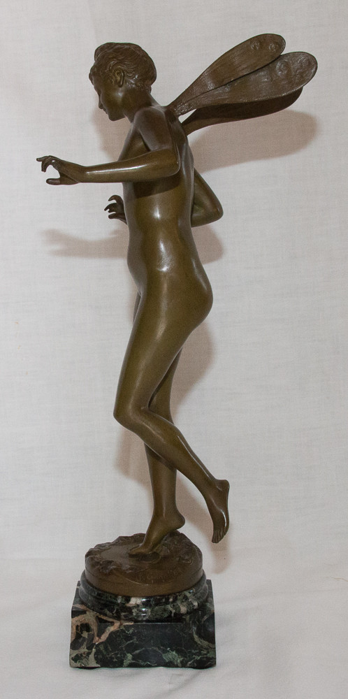Bronze Nymph Signed J Garnier 1853 - 1910