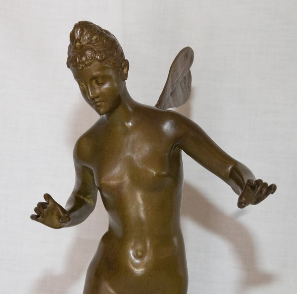 Bronze Nymph Signed J Garnier 1853 - 1910