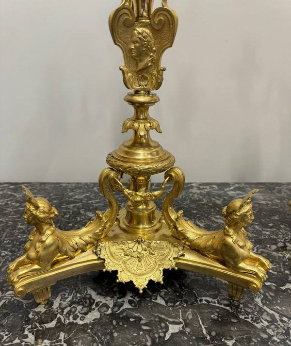 PAIR OF CANDELABRA BY ANDRE- CHARLES BOULLE