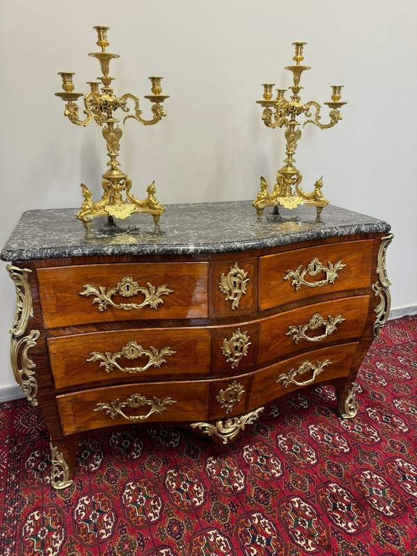 PAIR OF CANDELABRA BY ANDRE- CHARLES BOULLE