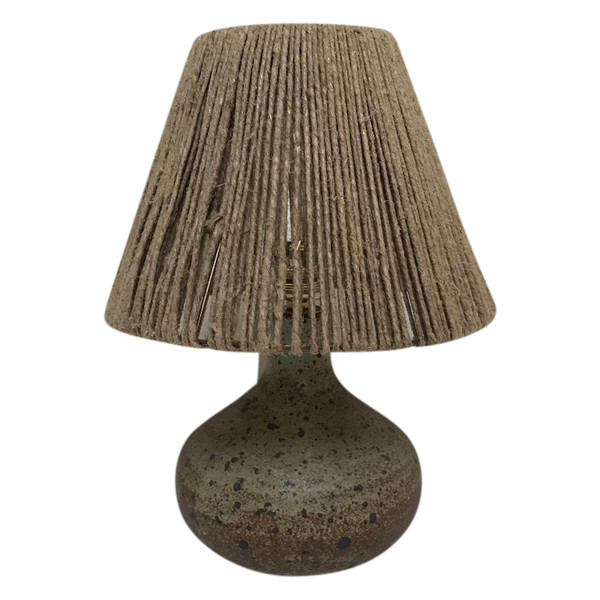 Stoneware lamp, circa 1950.