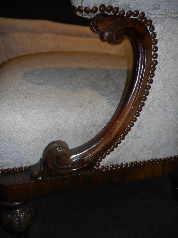 Indiscreet Confidant Napoleon III Period In Mahogany