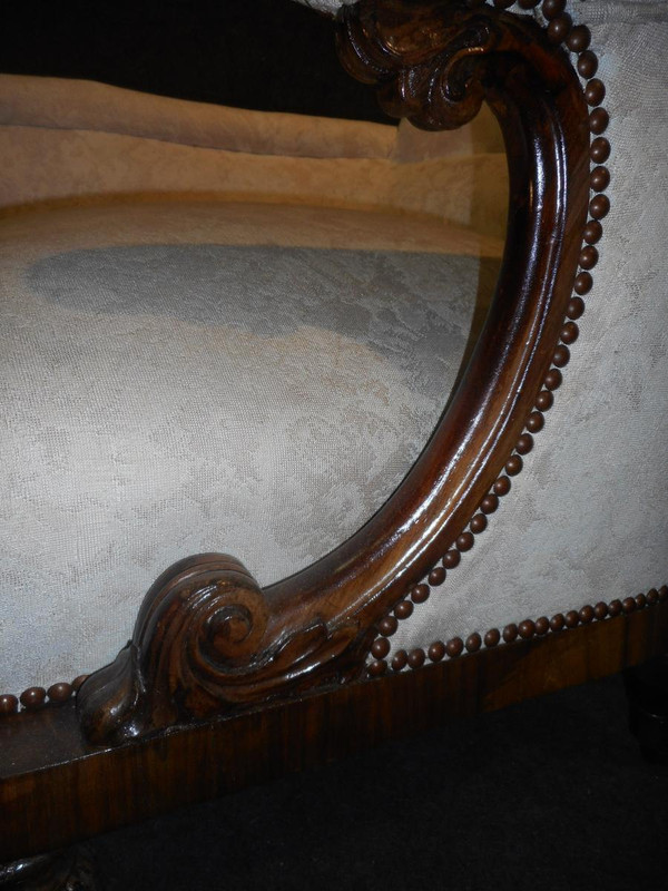 Indiscreet Confidant Napoleon III Period In Mahogany
