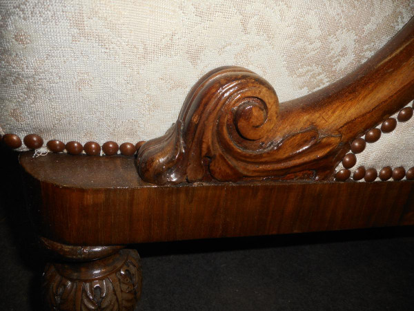 Indiscreet Confidant Napoleon III Period In Mahogany