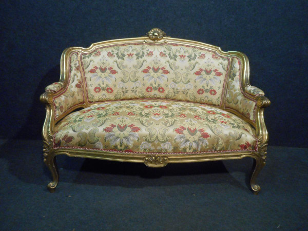 Ensemble De Salon En Bois Doré époque Début XIXe