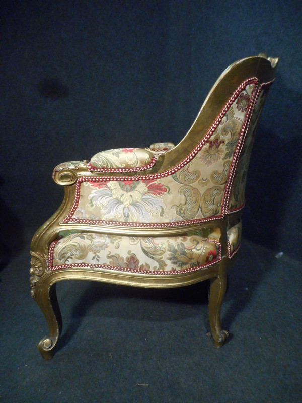 Ensemble De Salon En Bois Doré époque Début XIXe