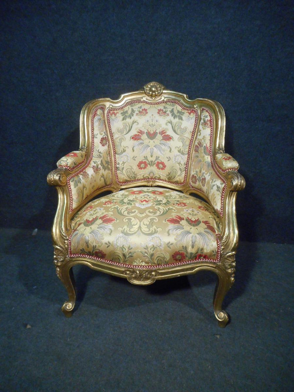 Ensemble De Salon En Bois Doré époque Début XIXe