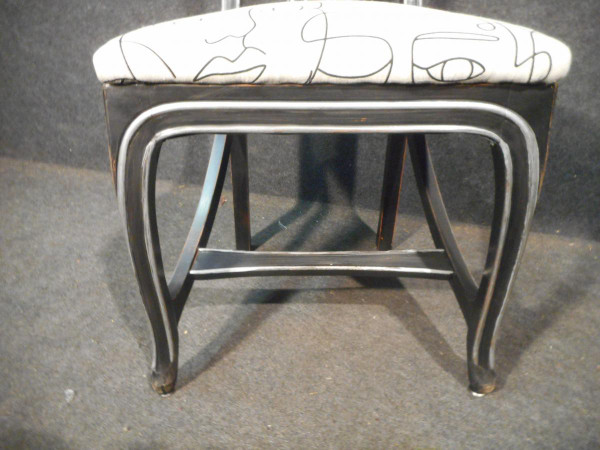 Series Of 12 Art Nouveau Style Chairs Mid-20th Century