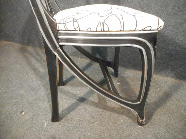 Series Of 12 Art Nouveau Style Chairs Mid-20th Century