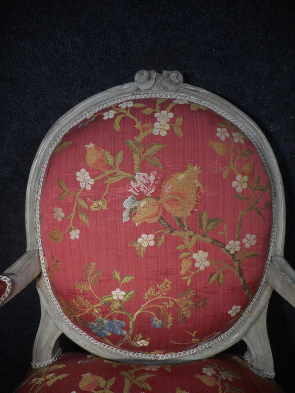 Ensemble De Salon époque Louis XVI Estampillé Bauve Mathieu