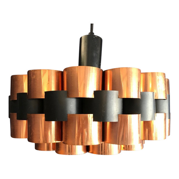 Scandinavian suspension lamp by Werner Schou, circa 1970.