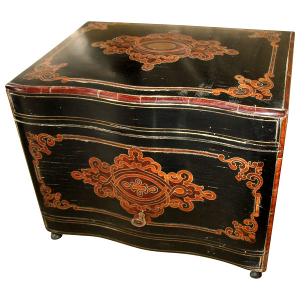 Napoleon III 19th century marquetry liqueur cellar case