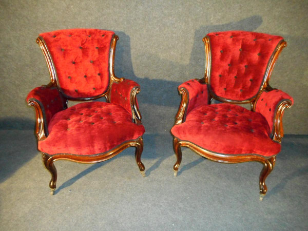 Palisander-Salon-Set Napoleon III.