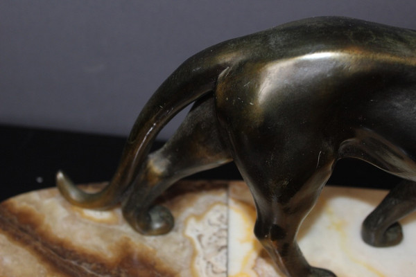 Art Deco Golden Regulated Panther