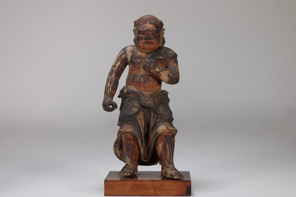 Kongara Dōji e Seitaka Dōji.