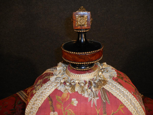 Terminale indiscreto periodo Napoleone III Abbottonato Rifoderato vecchio stile