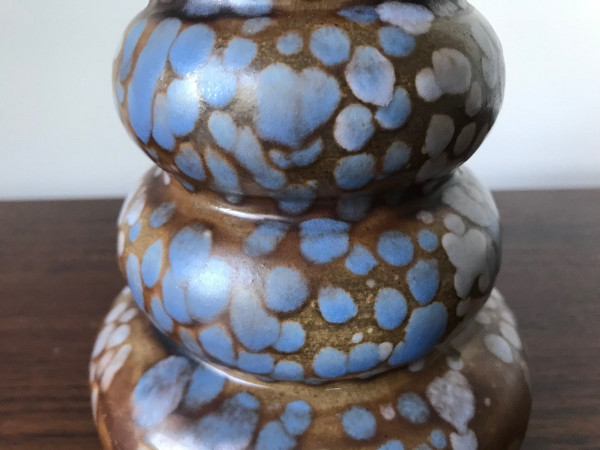 Vaso in ceramica maculata, Belgio, 196O circa.