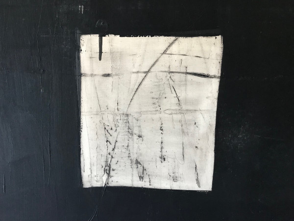 Composition Abstraite, Huile Sur Toile, circa 1990.