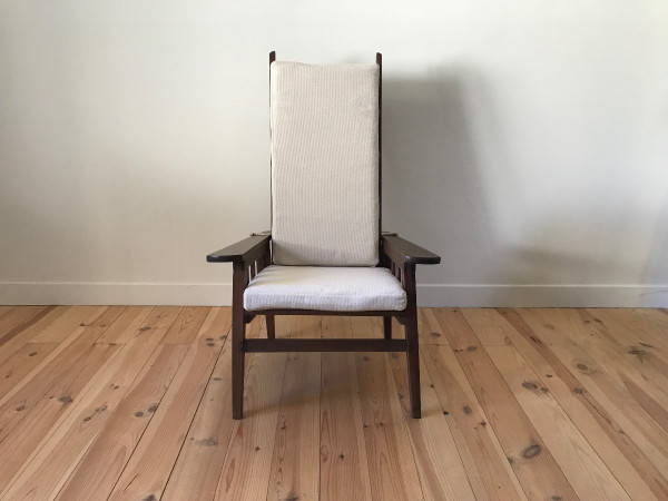 Fauteuil Morris, Arts and Crafts vers 1930.