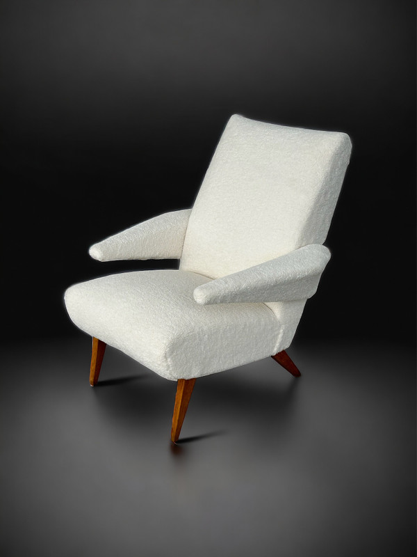 Pair Of Refurbished Vintage Armchairs From The 1950s-60s