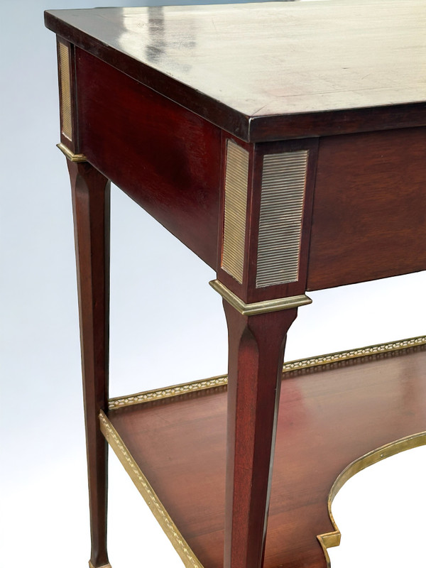 Table Console Bureau écritoire En Acajou De Style Louis XVI époque XXéme Siècle 