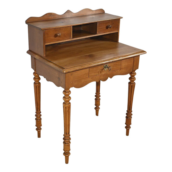 Petit Bureau à Gradin, style Louis Philippe – Fin XIXe