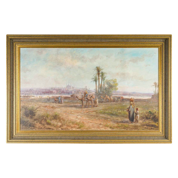 An Orientalist Painting P. Pascal Late 19th Century
