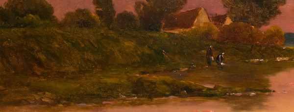 Les lavandières  Henri Jacques Delpy (1877-1957) 