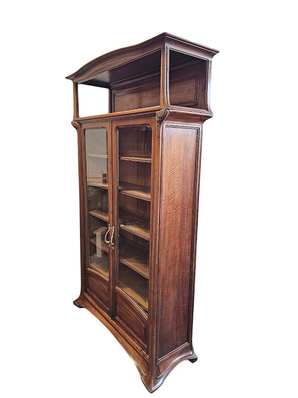 Edouard Diot Art Nouveau Showcase “Pine Cones”