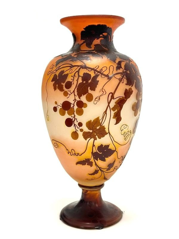 Emile Gallé Art Nouveau Vase "Virgin Vine"