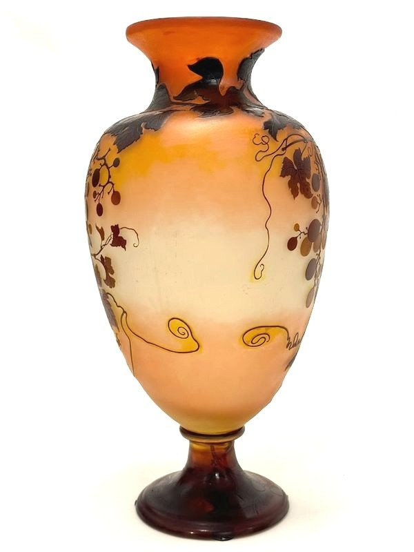 Emile Gallé Art Nouveau Vase "Virgin Vine"
