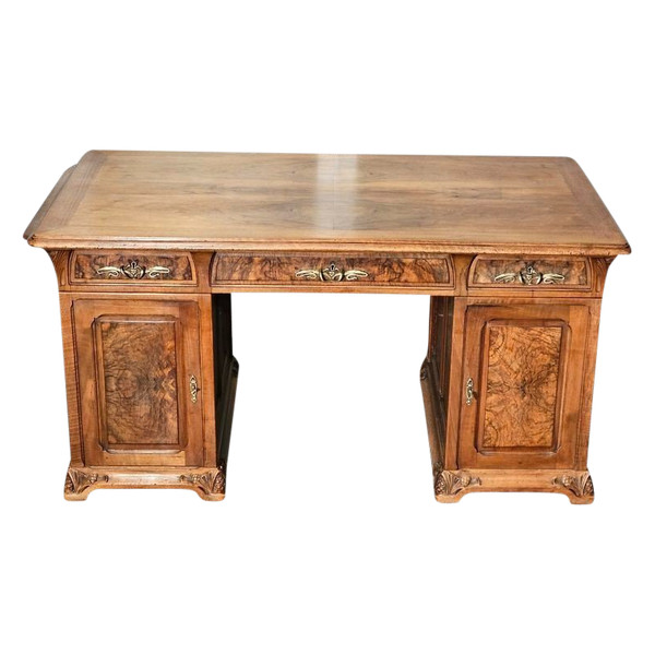 Majorelle Art Nouveau Desk “With Pine Cones”