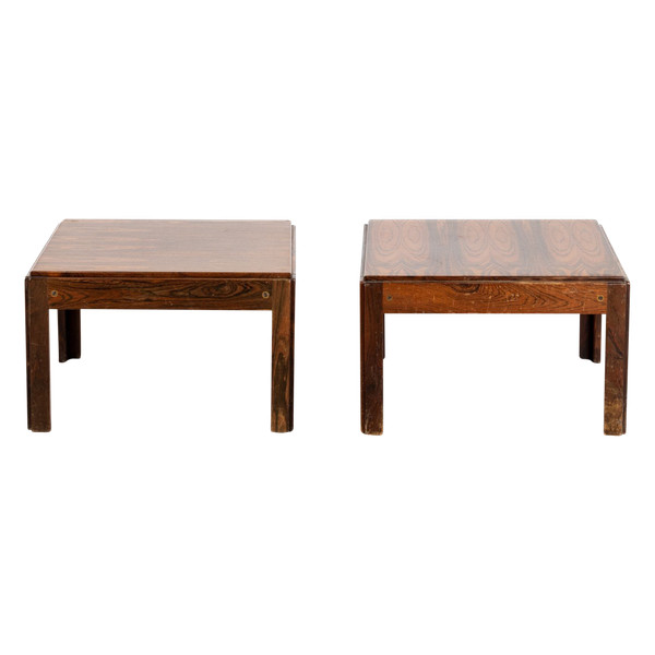 Pair of CFC Silkeborg rosewood bedside tables, Denmark, 1970s