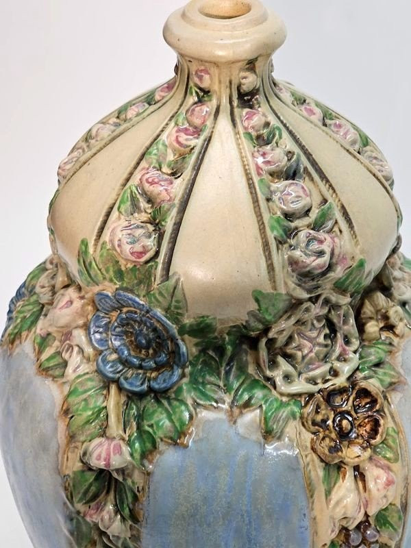 Joseph Mougin Important Art Nouveau Lamp Base